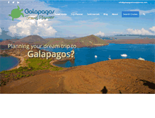 Tablet Screenshot of galapagostravelplanner.com